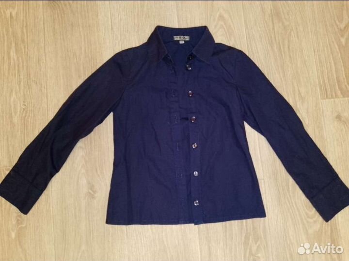 Рубашка в школу на девочку рост 128
