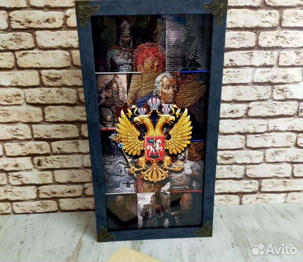 Нарды ручной работы со стеклом