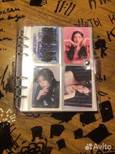 Биндер для карт k pop(4карты в подарок)