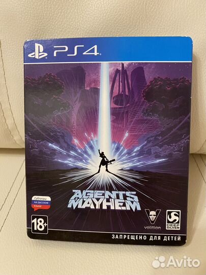 Agents Of Mayhem ps4 диск steelbook