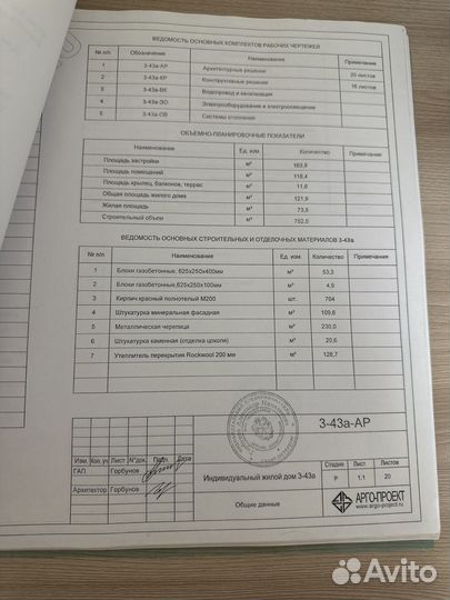 Готовый проект одноэтажного дома