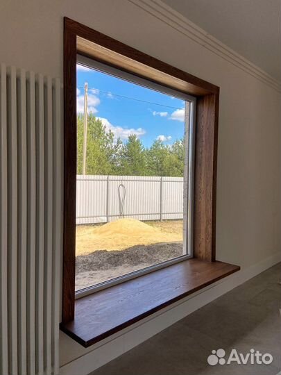 Подоконники из массива дерева