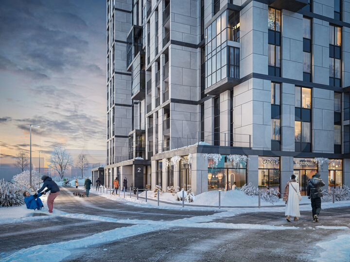 2-к. квартира, 80,5 м², 4/25 эт.