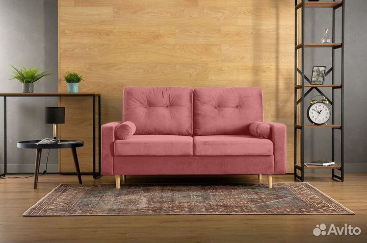 Диван Динс Мини Velvet Corall