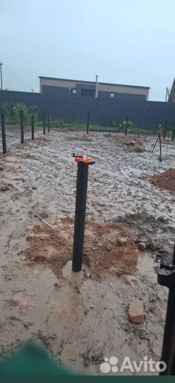 Винтовые сваи с установкой