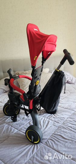 Детский трехколесный велосипед складной doona