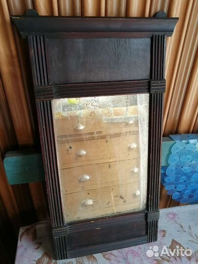 Зеркало старинное дерево, 63х30см