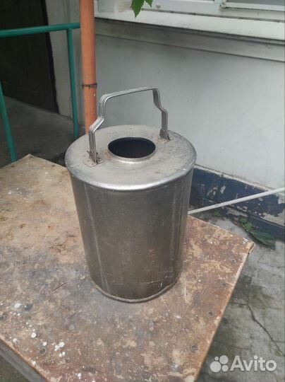 Ведро нержавейка пешивой