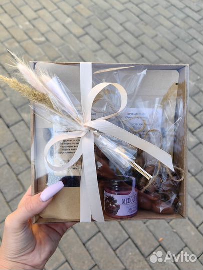 Подарочный чайный набор, шоколад ручной работы