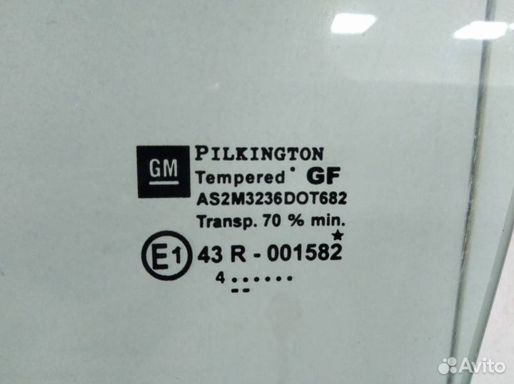 Стекло двери задней левой Opel Astra H / Family 20
