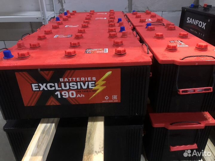 Грузовой аккумулятор Exclusive 190Ah 1250A