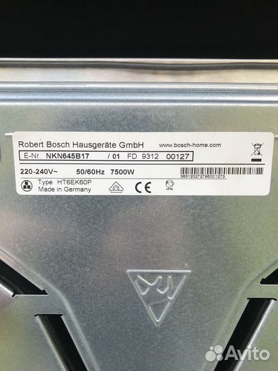 Варочная панель Бош