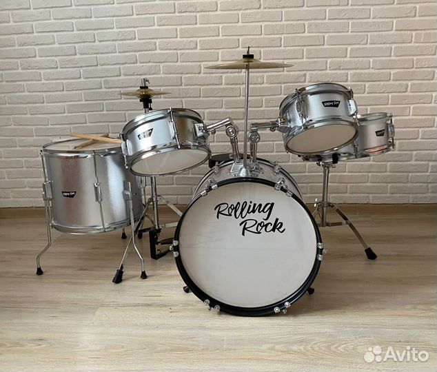 Детская ударная установка Rolling Rock JR-1625A SV