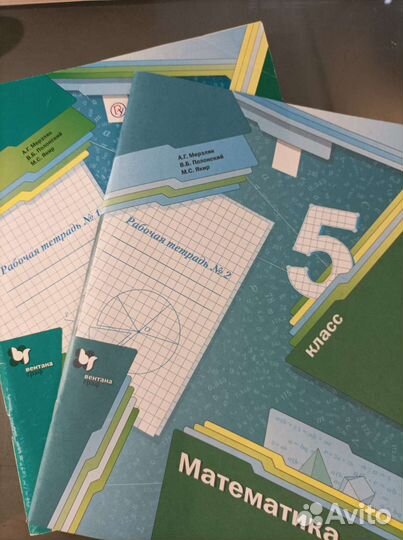 Рабочая тетрадь две части. 5 класс. Мерзляк