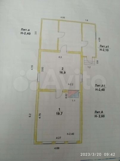 Дом 37 м² на участке 8 сот.