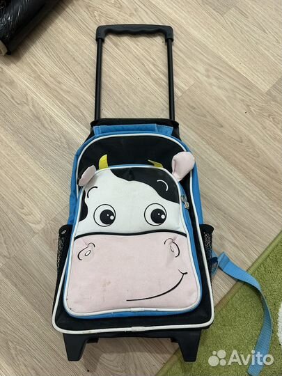 Детская сумка-рукзак на колесиках