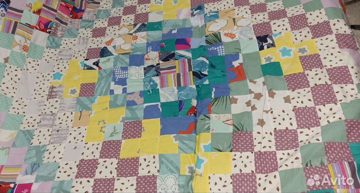 Лоскутное покрывало печворк