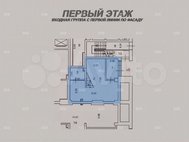 Сдам торговое помещение, 207 м²