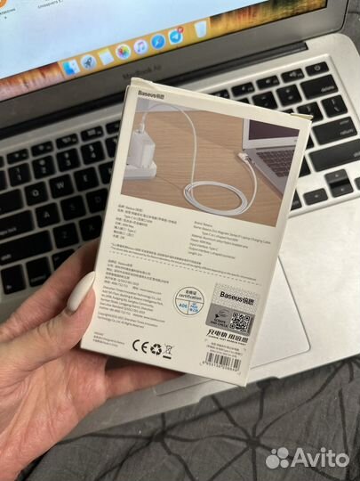 Кабель MacBook Baseus Type-C to L-shaped
