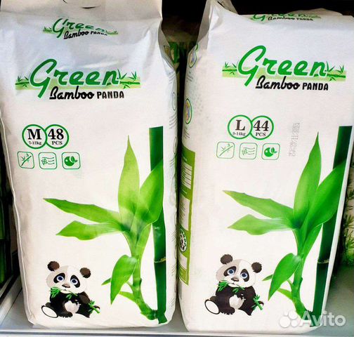 Подгузники-трусики green bamboo panda