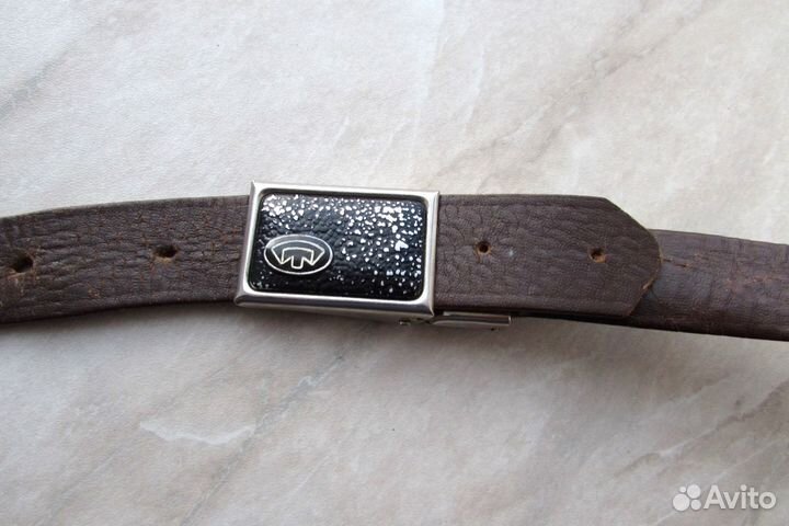 Ремень кожаный брючный 110 см б/у