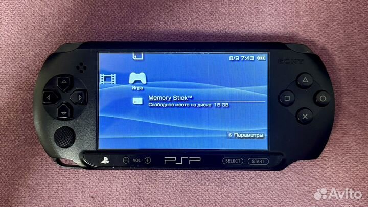 Sony psp e 1008 прошитая