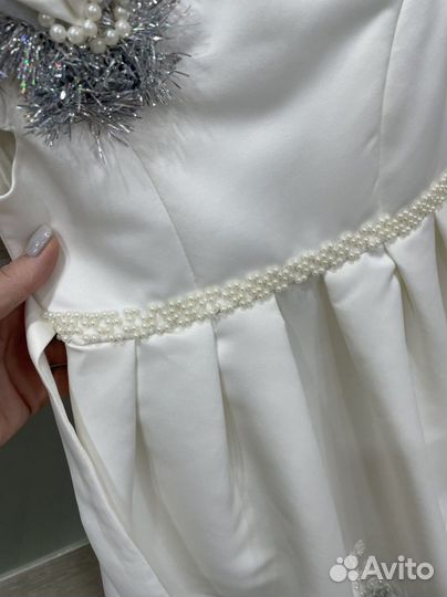 Платье костюм снежинки 110