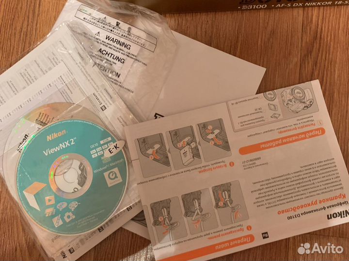 Фотоаппарат nikon d3100 18-55VR Kit