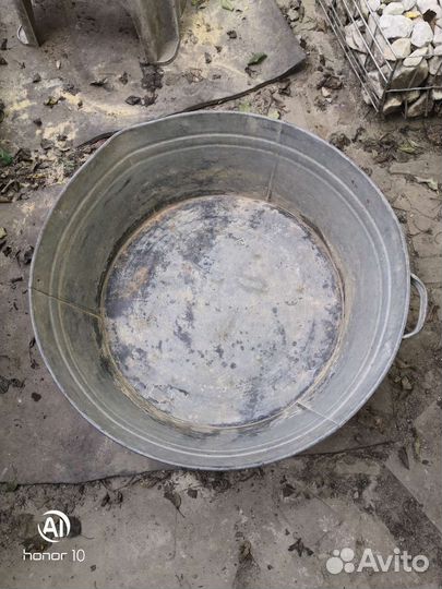 Корыто оцинкованное овальное