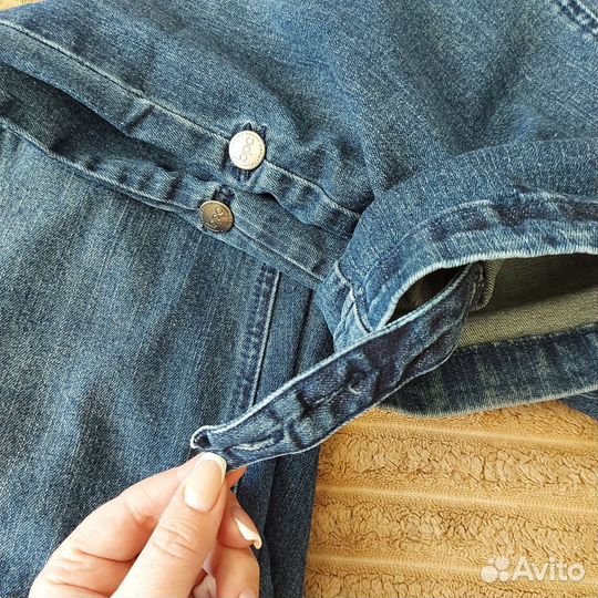 Джинсовый комбинезон для беременных 54 56р