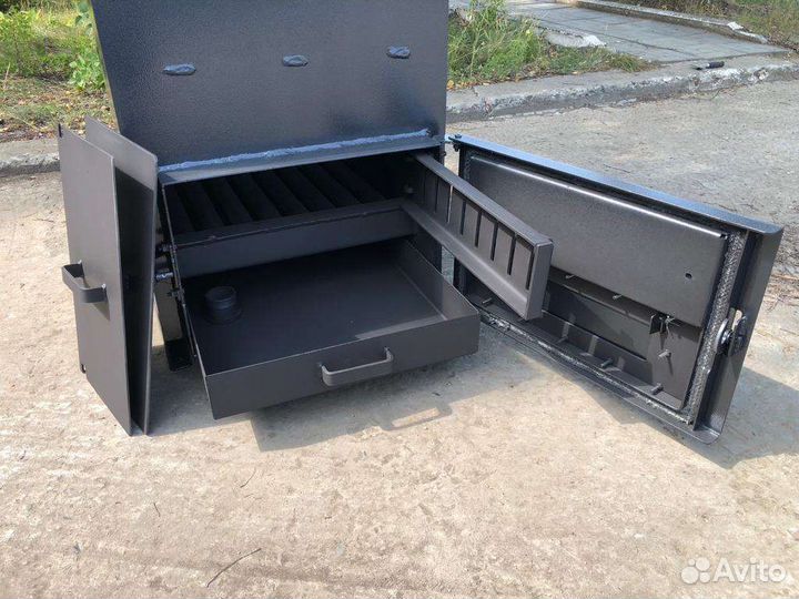 Твердотопливный котел с большой топкой