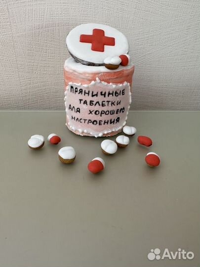 Имбирно-медовые пряники ручной работы