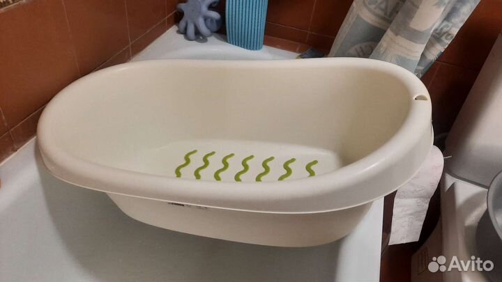 Детская ванна и горка для купания