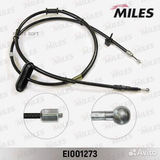 Miles EI001273 Трос стояночного тормоза cruze 2009-2010