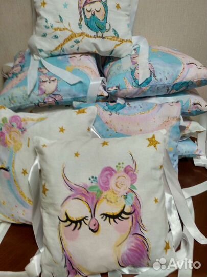 Бортики в детскую кроватку