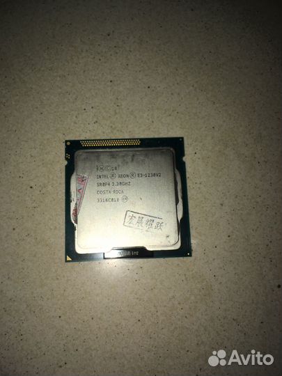 Процессор xeon e3-1230 v2 4(8) ядер lga 1155