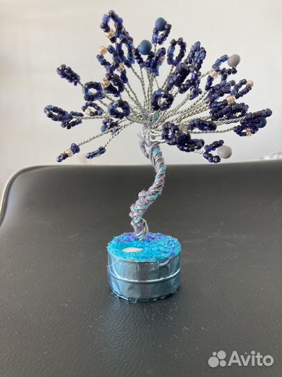 Деревья из бисера