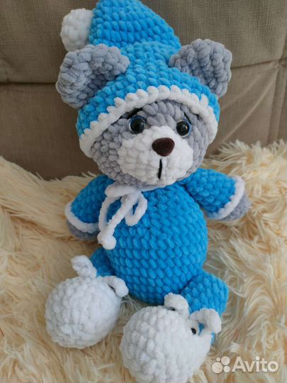 Мишка в пижамке ручной работы