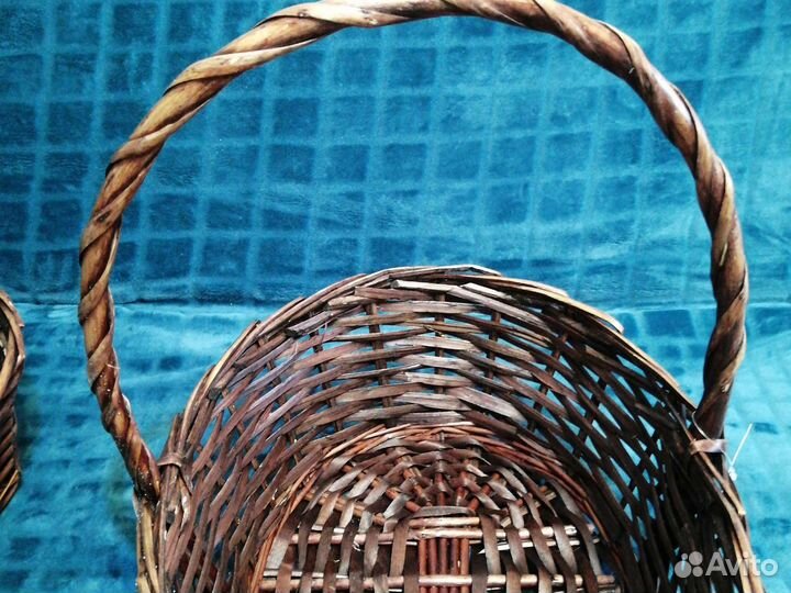 Корзины плетеные из лозы ивы новые