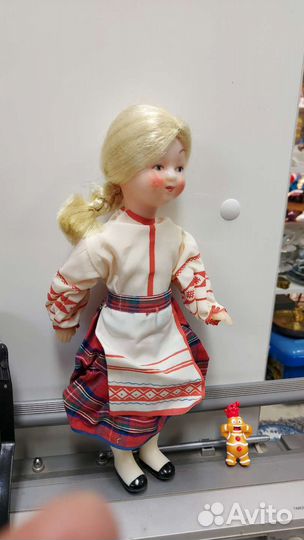 Кукла в народном костюме Белорусской С С Р