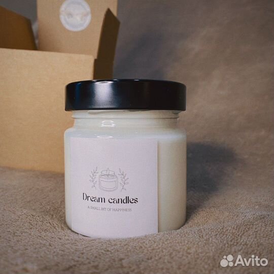 Свеча с посланием подарок