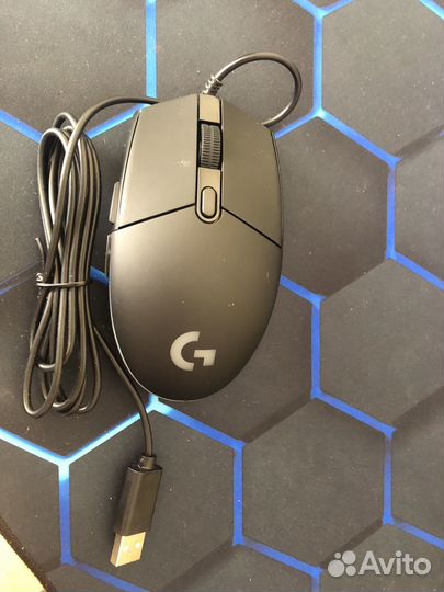 Logitech g102 новая черная