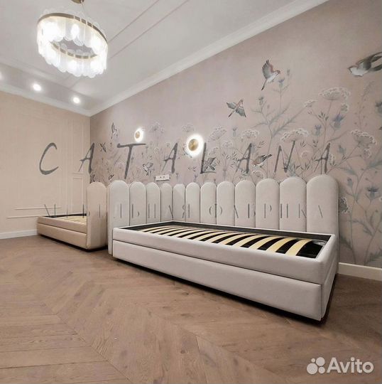 Детская кровать с мягкими бортиками