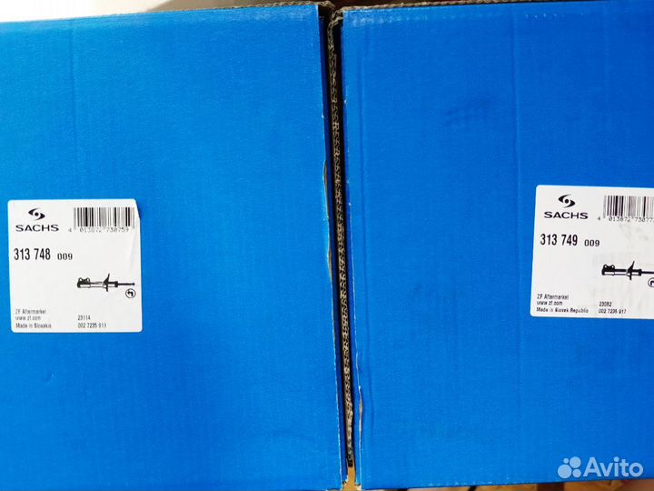 Комплект амортизаторов вольво XC70 (313748+313749)