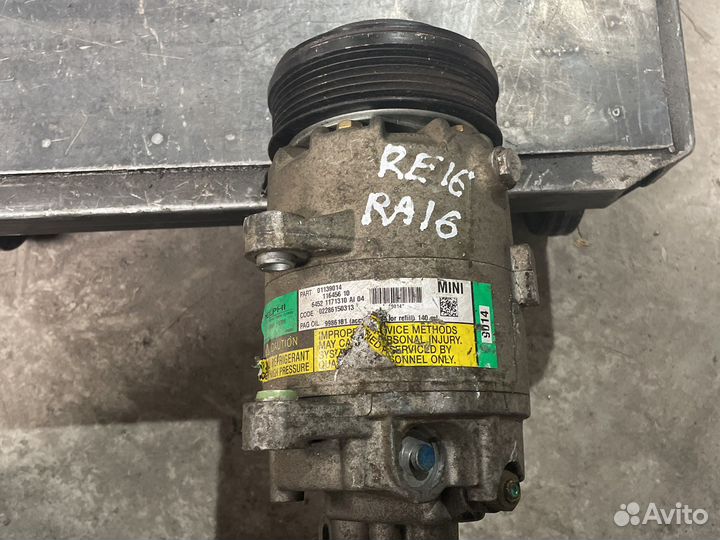 Компрессор кондиционера 01139014 мини купер