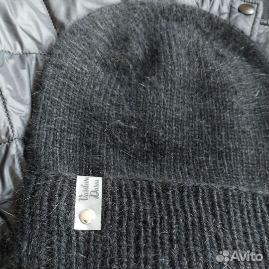 Шапка из пуха норки бини