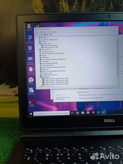В отличном состоянии мощный игровой ноутбук Dell