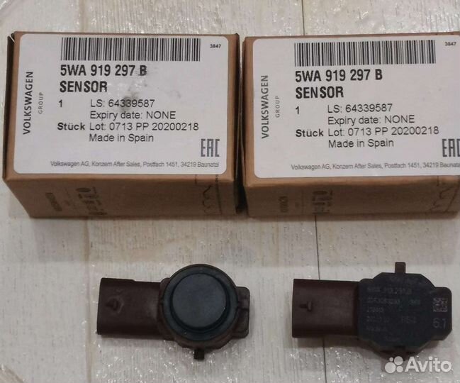 Audi A3 8Y scoda octavia 8 датчик парковки оригин