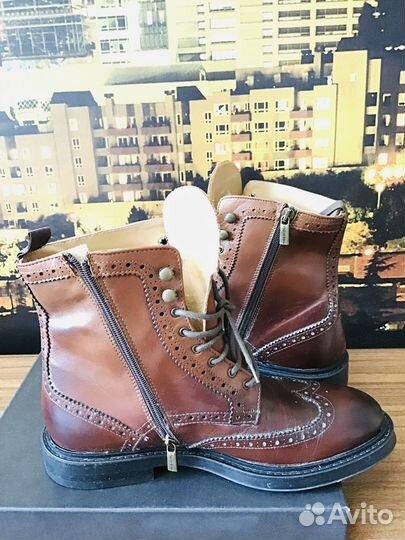 Итальянские мужские ботинки