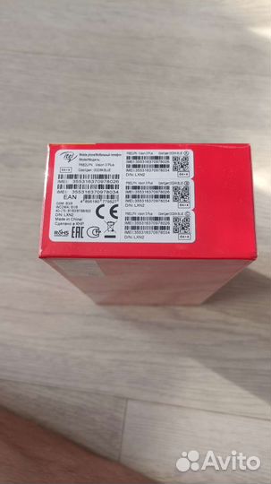 Смартфон Itel Vision 3 Plus 4/64 гб, 2SIM, голубой